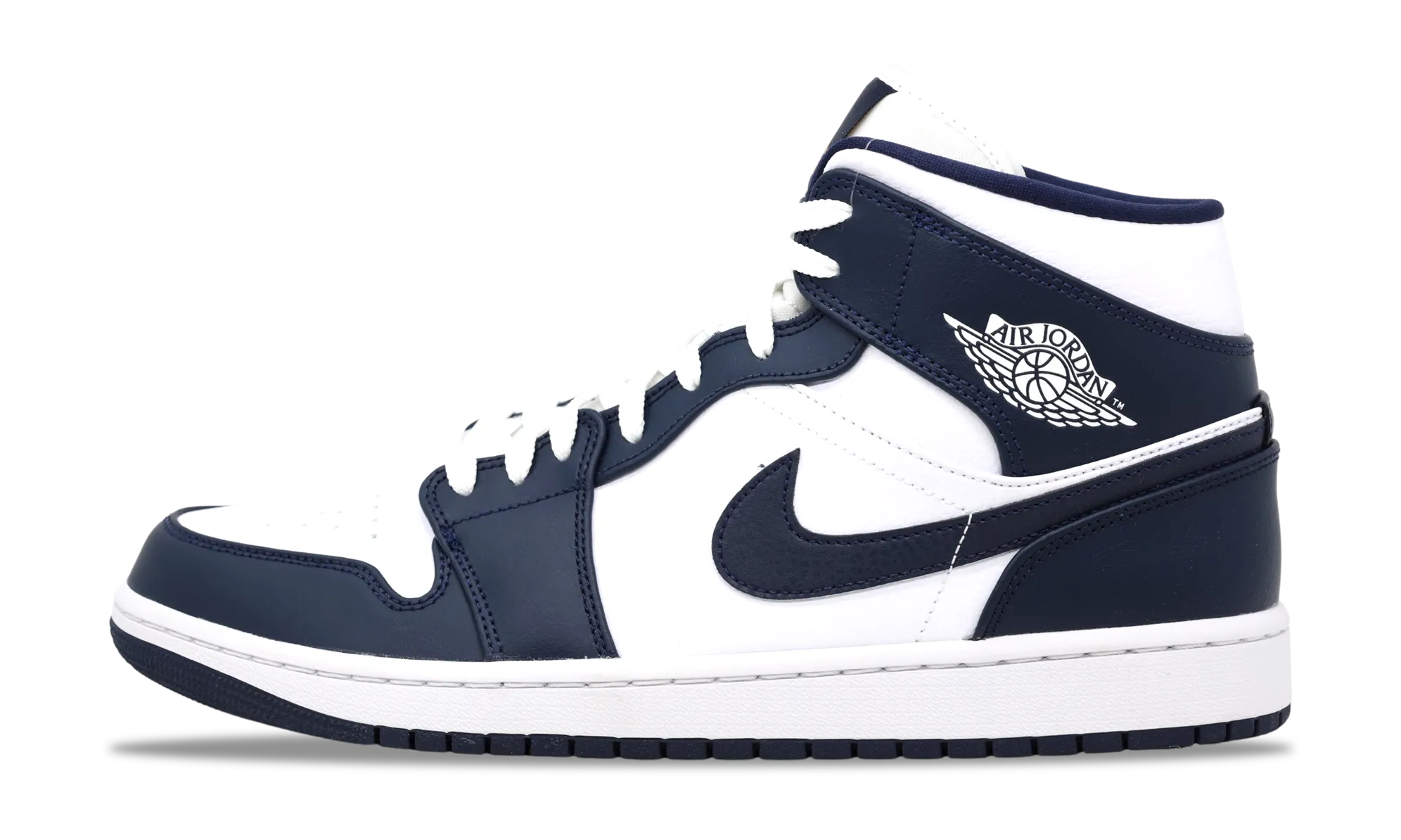 nike Air Jordan 1 Mid White Metallic Gold Obsidian