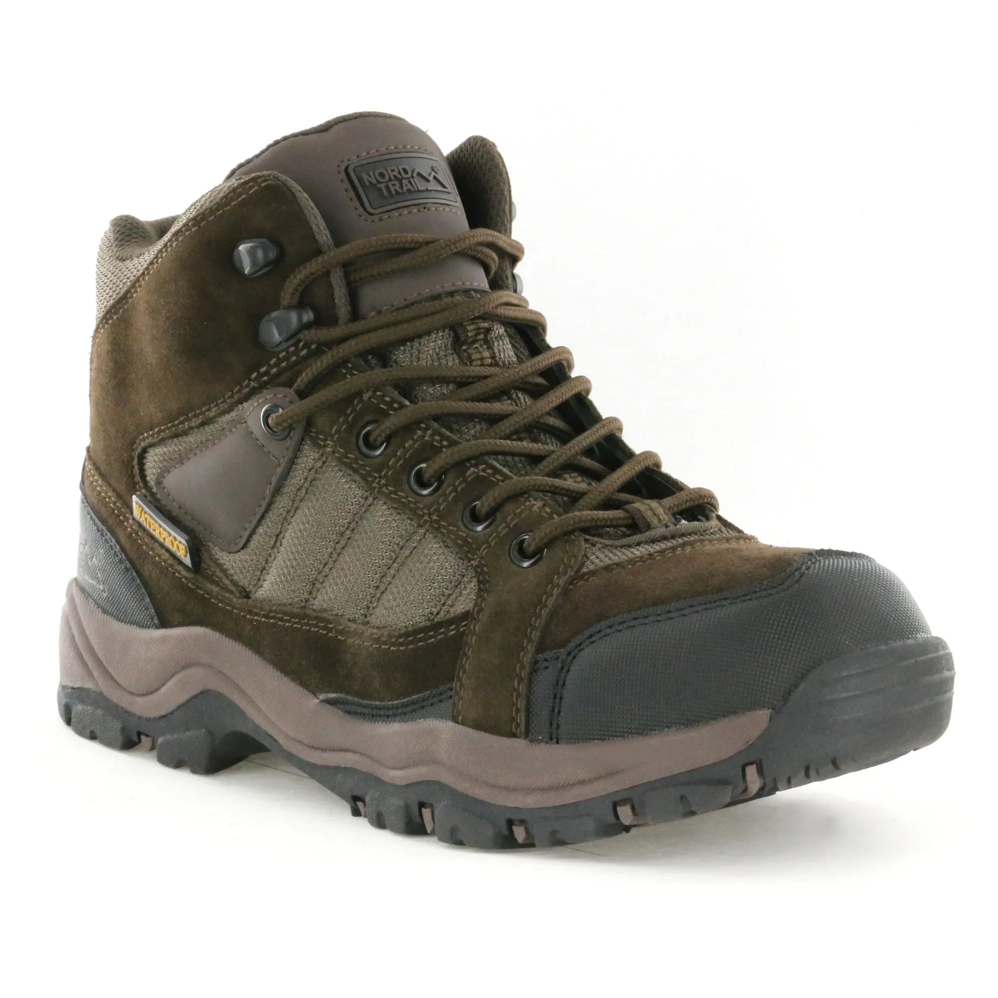 Nord Trail Men's Mt. Hunter High II Dark Brown Waterproof Leather Hiking Boot