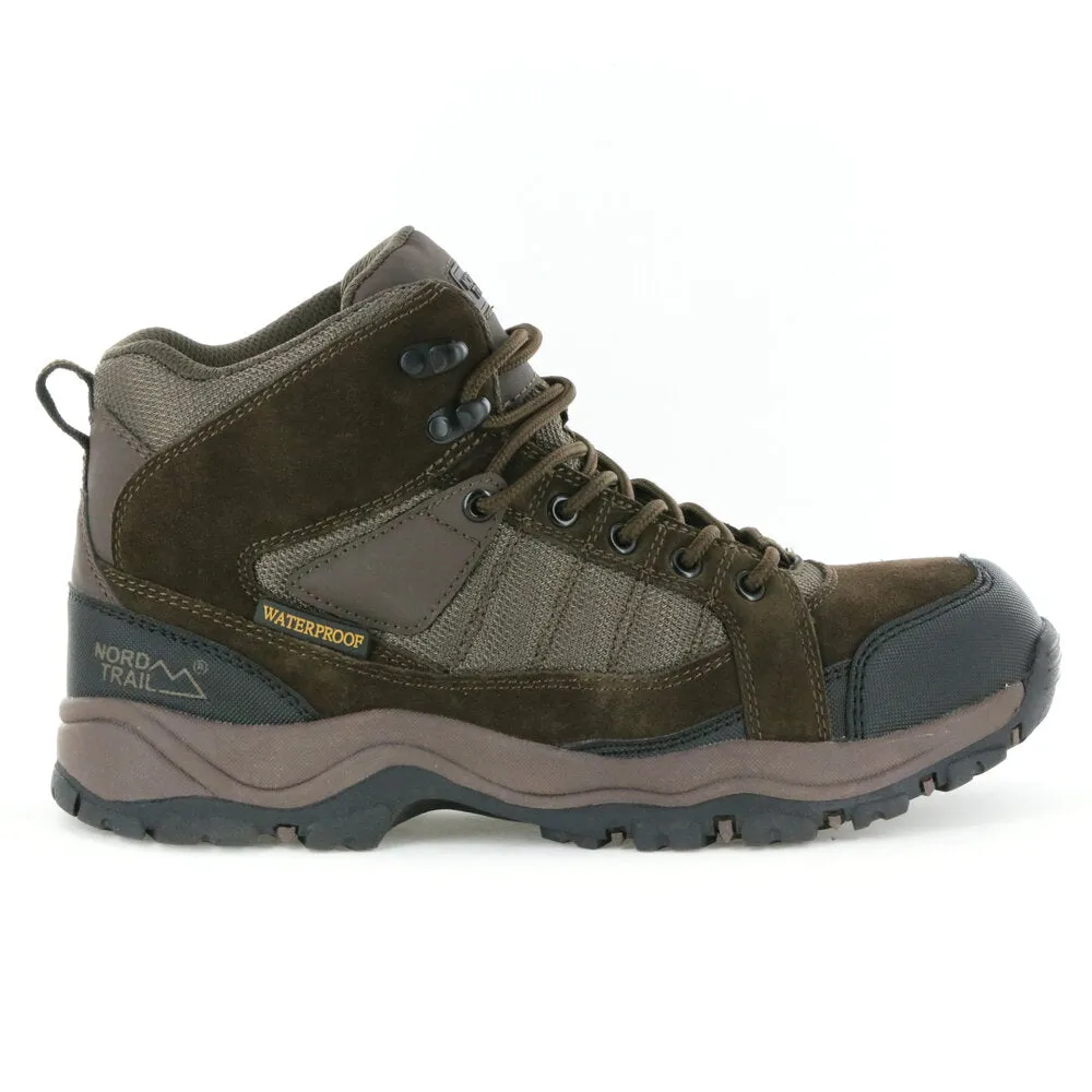 Nord Trail Men's Mt. Hunter High II Dark Brown Waterproof Leather Hiking Boot