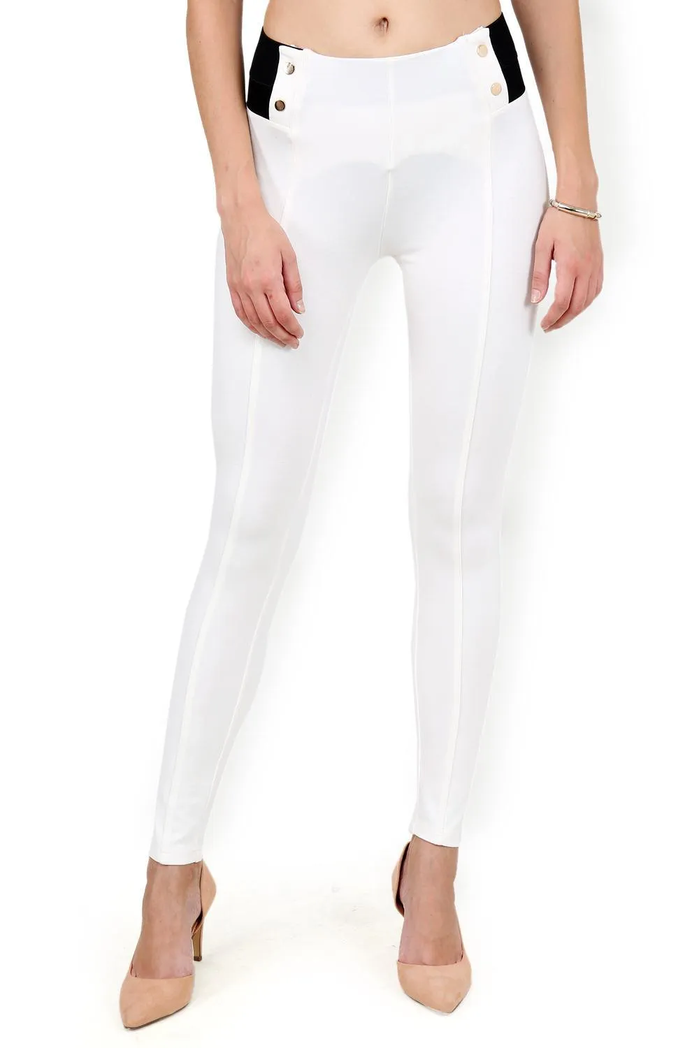 Off White Plain Jegging