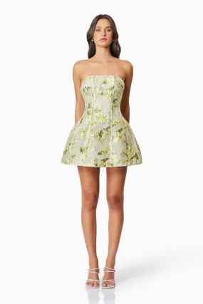 OMR x ELLIATT: Green Strapless Darner Dress - Pre Order