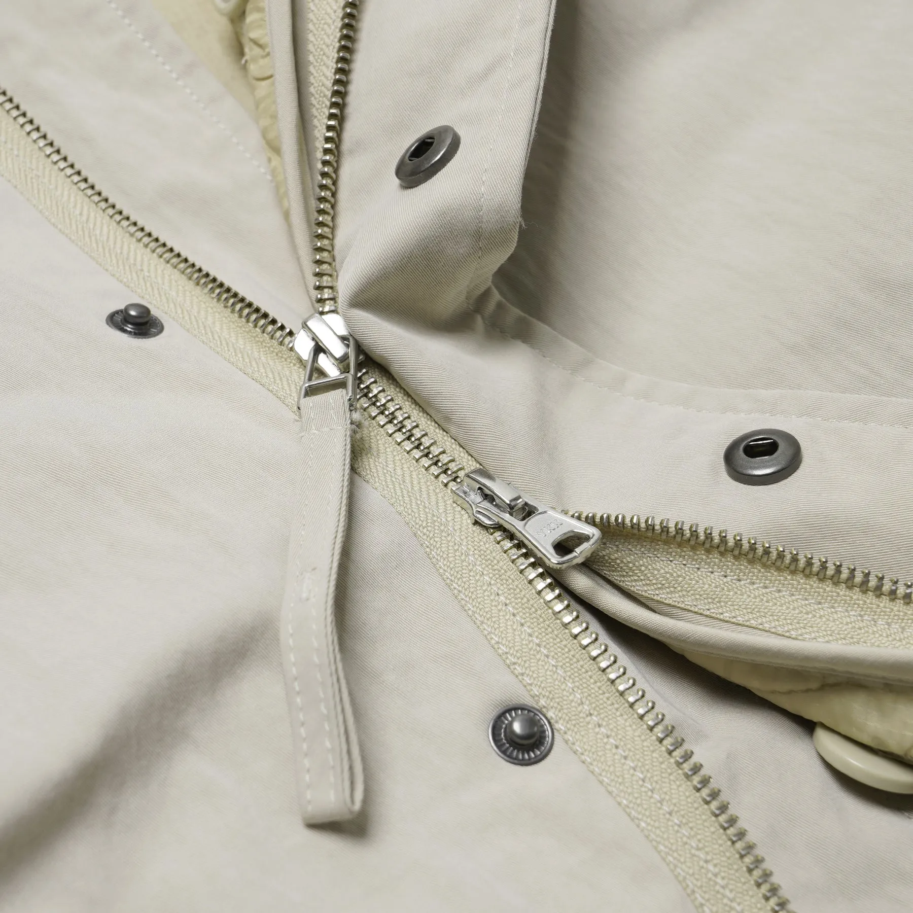 OSCAR FISHTAIL 2 IN 1 JACKET  - IVORY