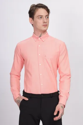 Oxford Formal Peach Shirt