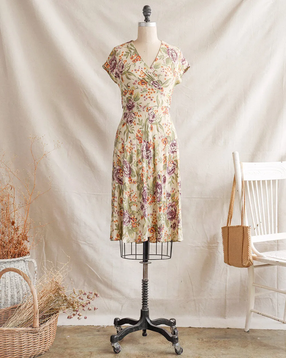 Painted Blossoms Dress