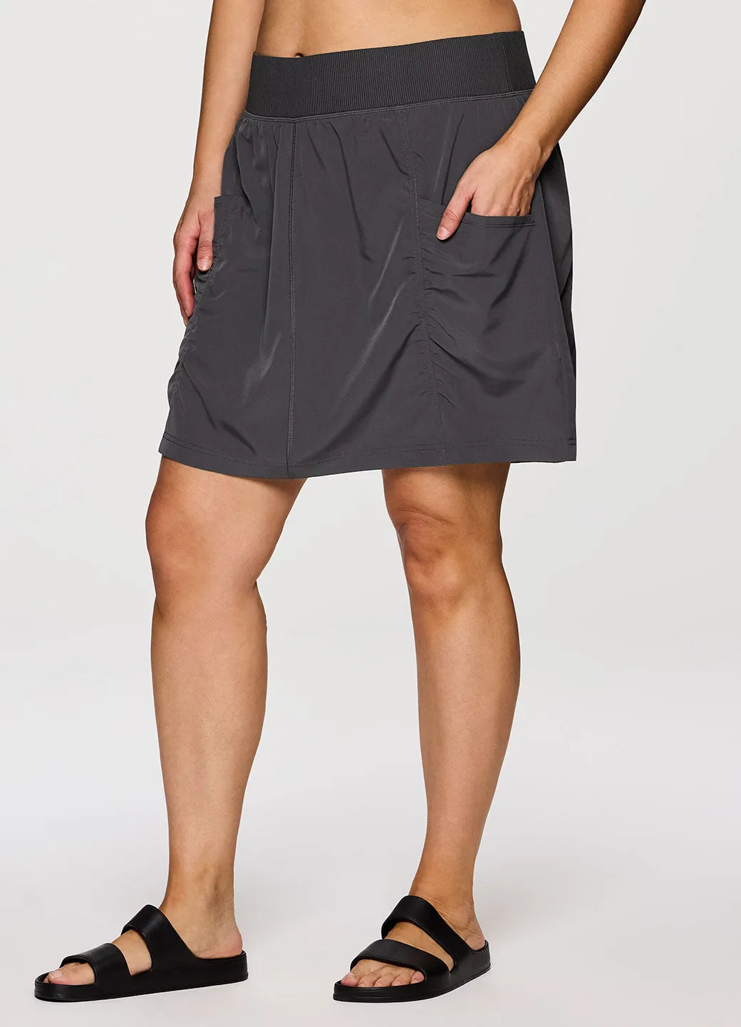 Plus All In Ruched 19" Skort