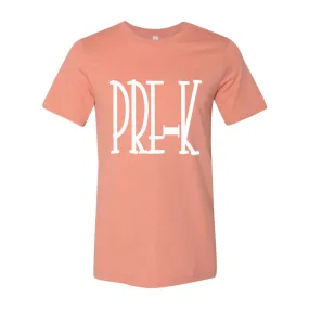 Pre-K Tall Letters Shirt