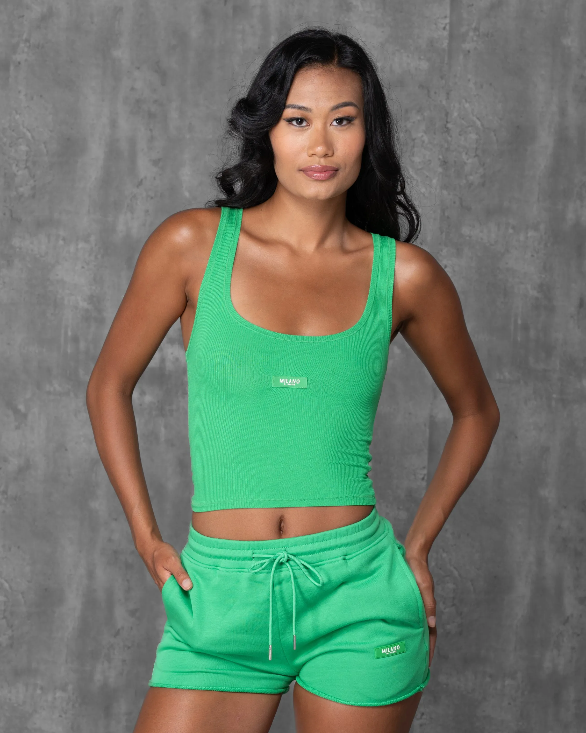 Remi Crop Ribbed Tank