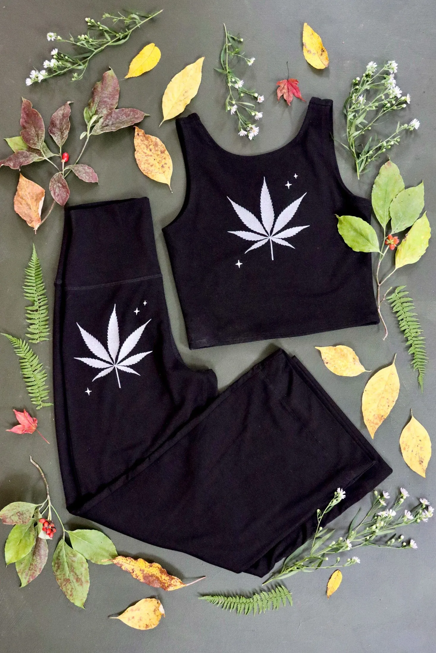 Sacred Leaf Yoga Top