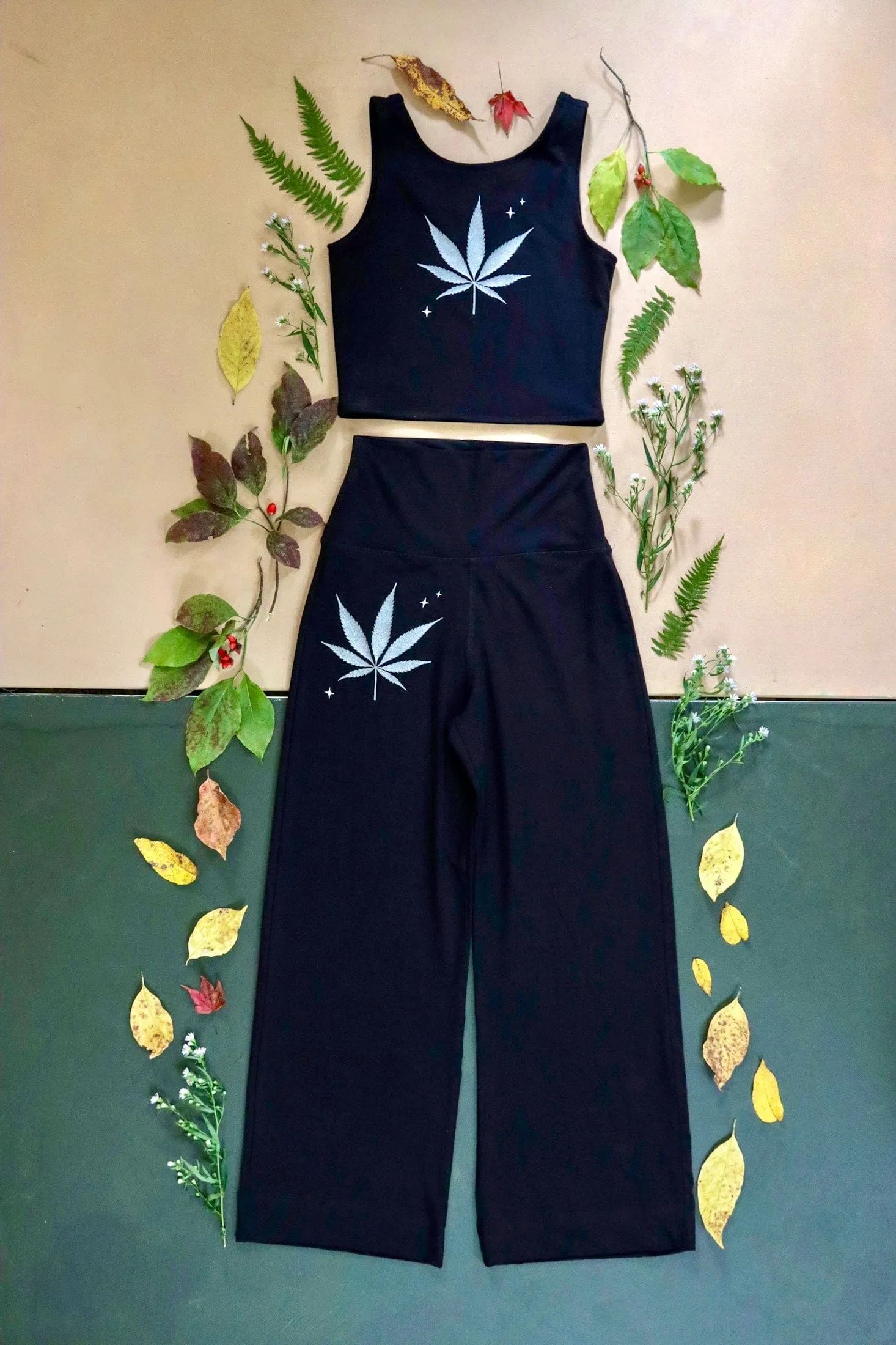 Sacred Leaf Yoga Top