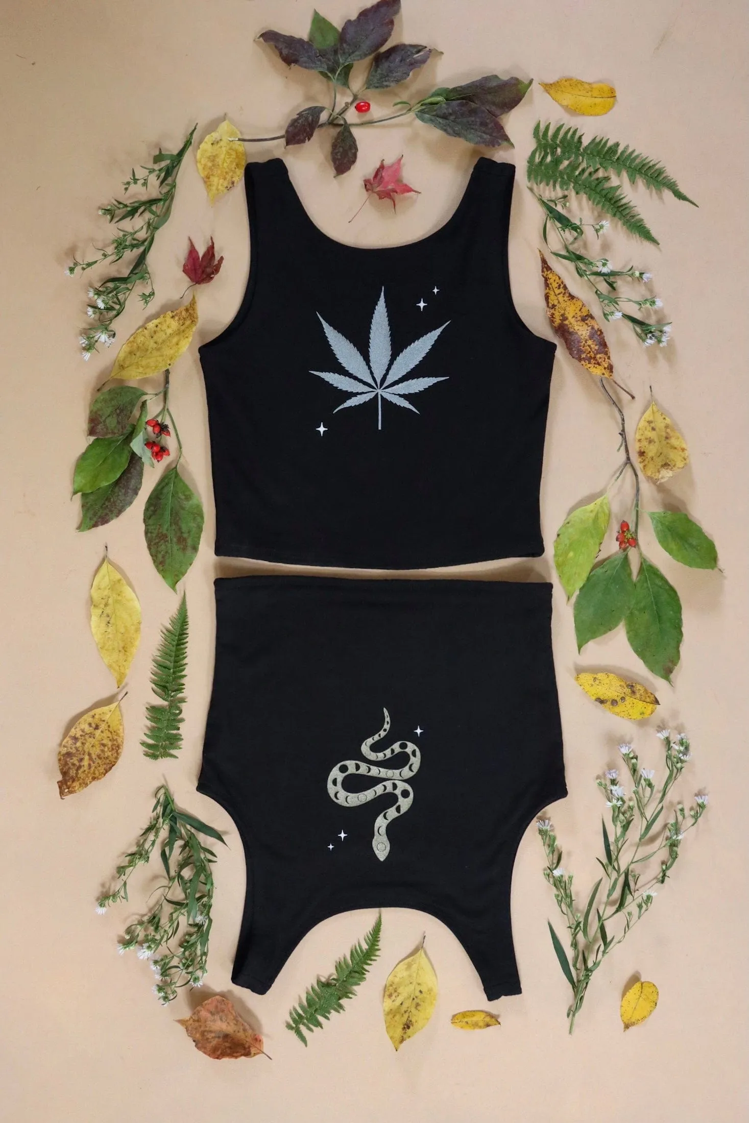 Sacred Leaf Yoga Top