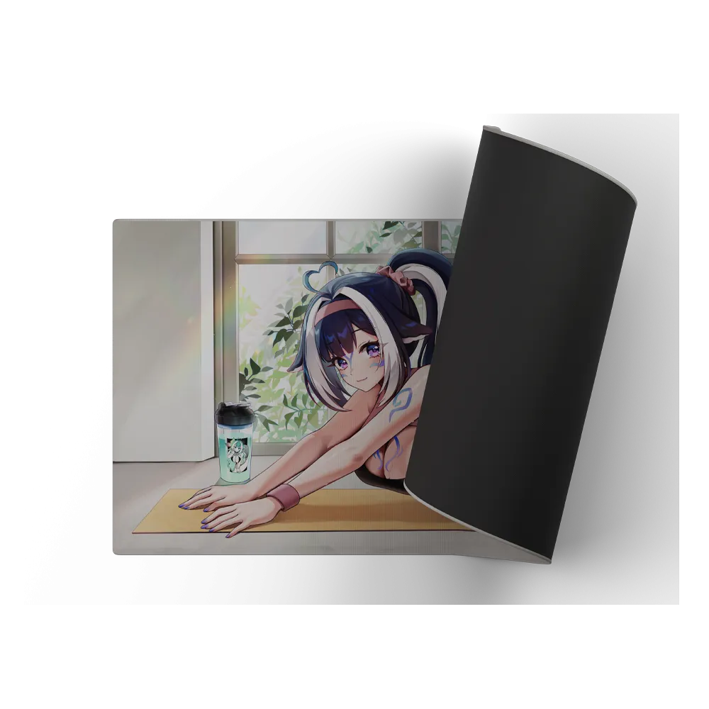 Shylily: Yogalily Mouse Pad