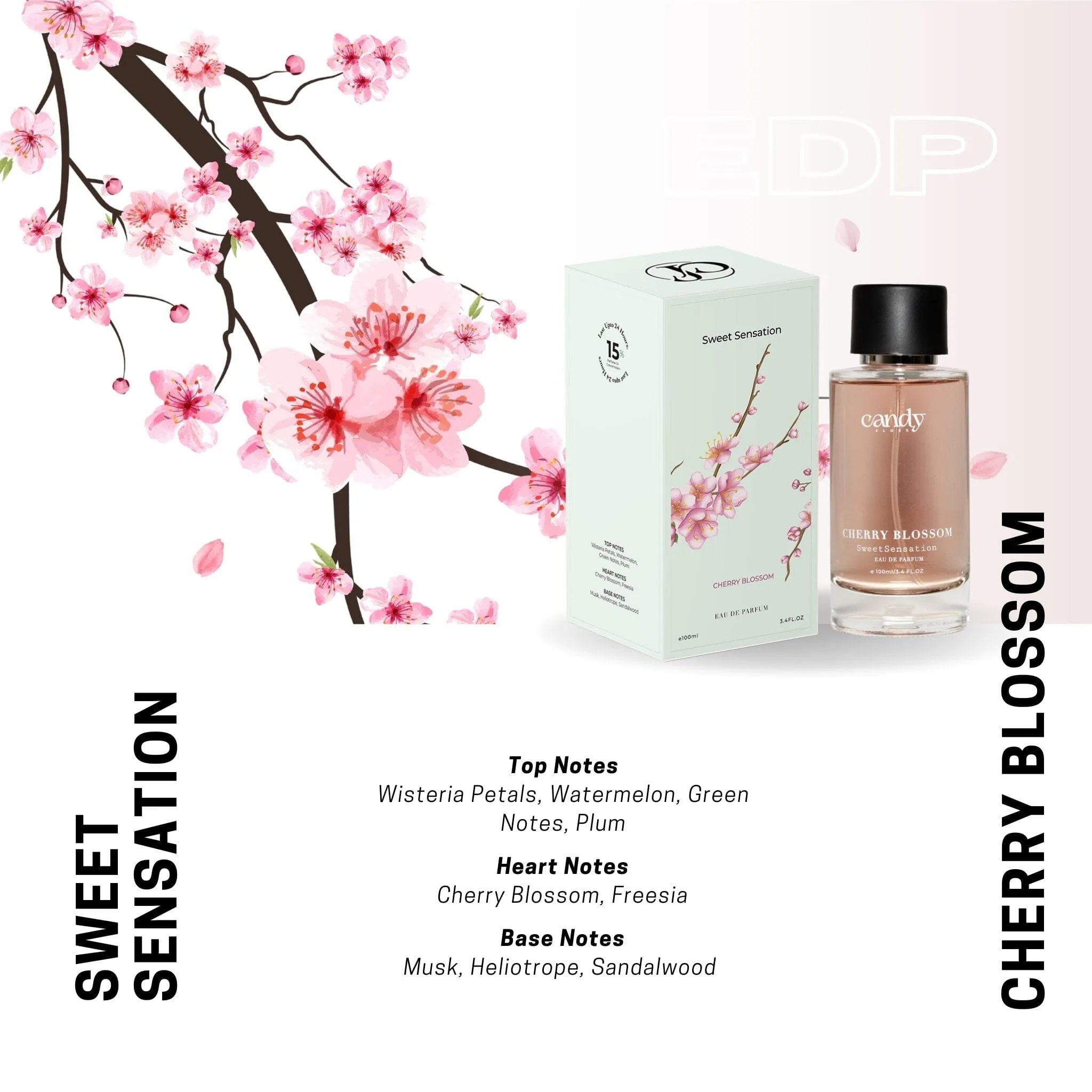 Sweet Sensations -Cherry Blossom EDP (100ml)