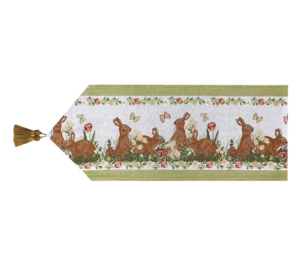 TARRAMARRA® Bunny Table Runner with Tassels