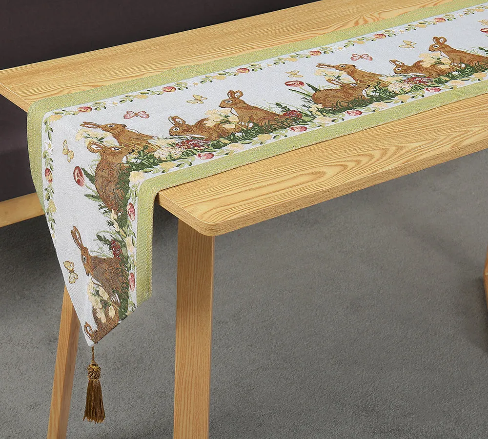 TARRAMARRA® Bunny Table Runner with Tassels