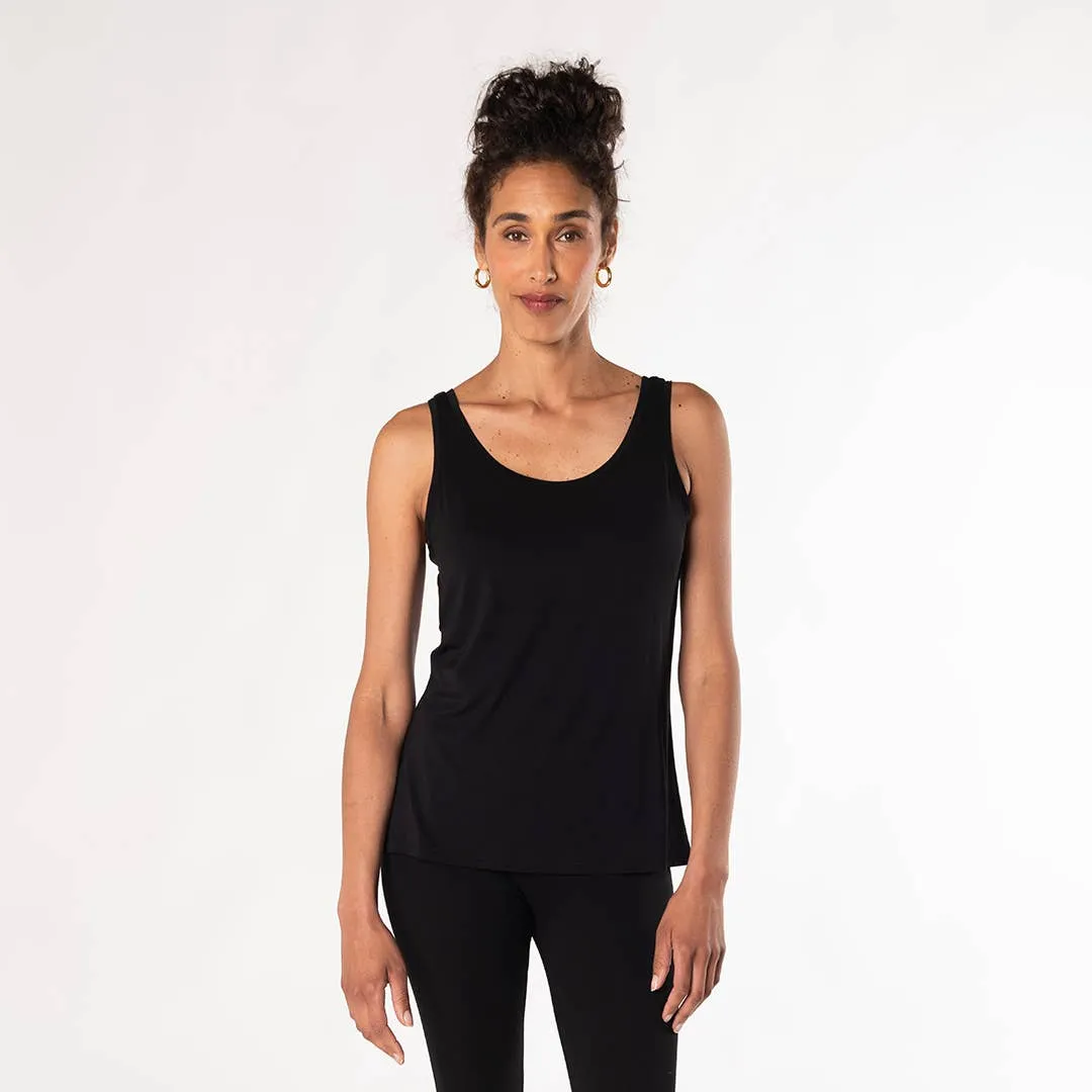 Terrera Cindy Bamboo Tank - Black