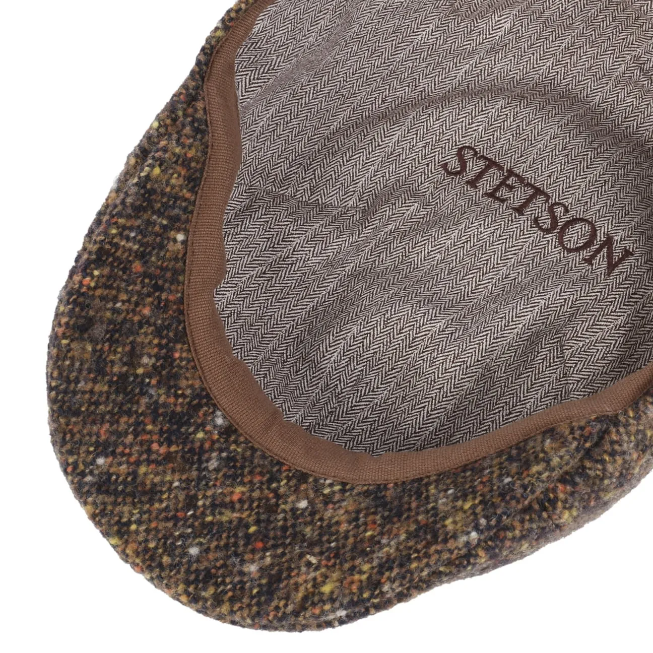 Texas Donegal Wool Flat Cap by Stetson