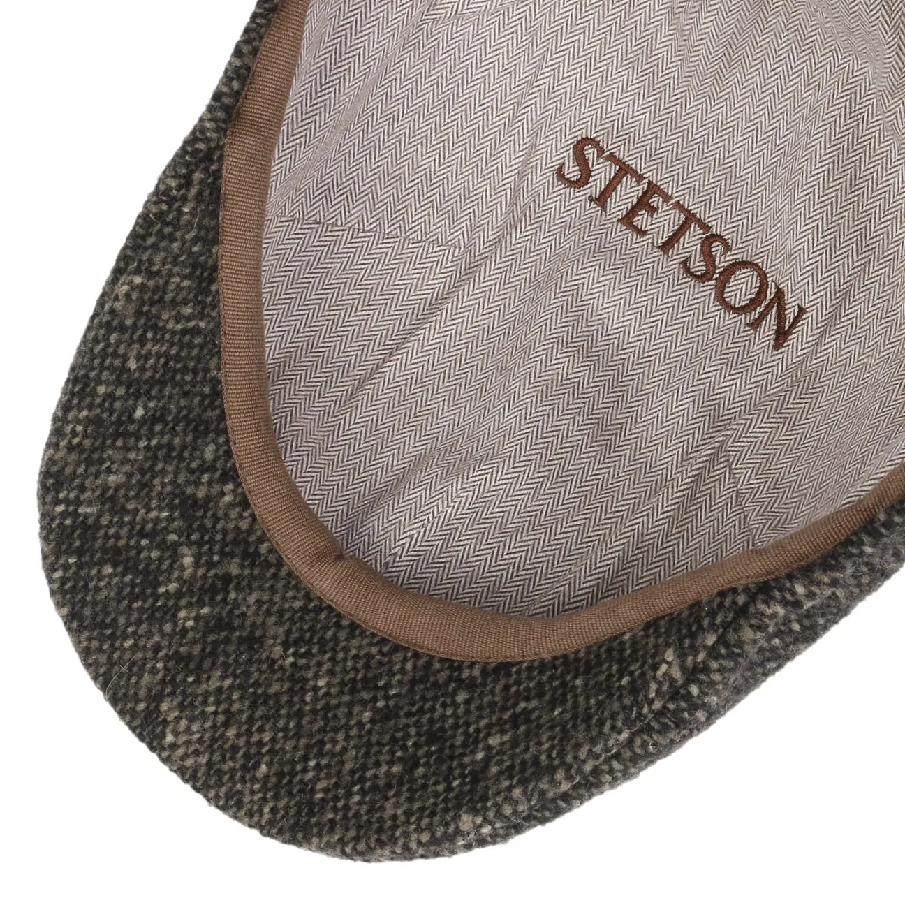 Texas Donegal Wool Flat Cap by Stetson