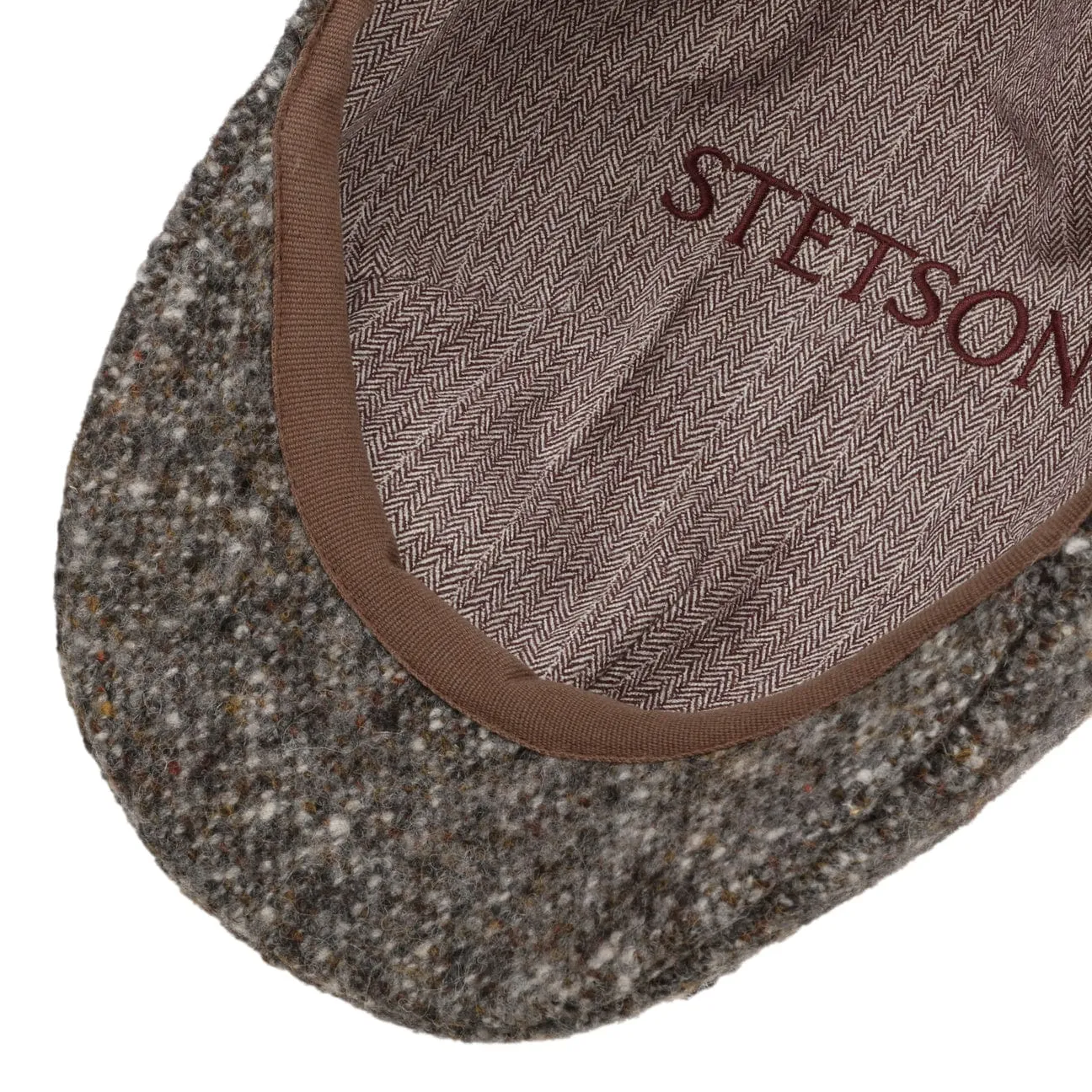 Texas Donegal Wool Flat Cap by Stetson