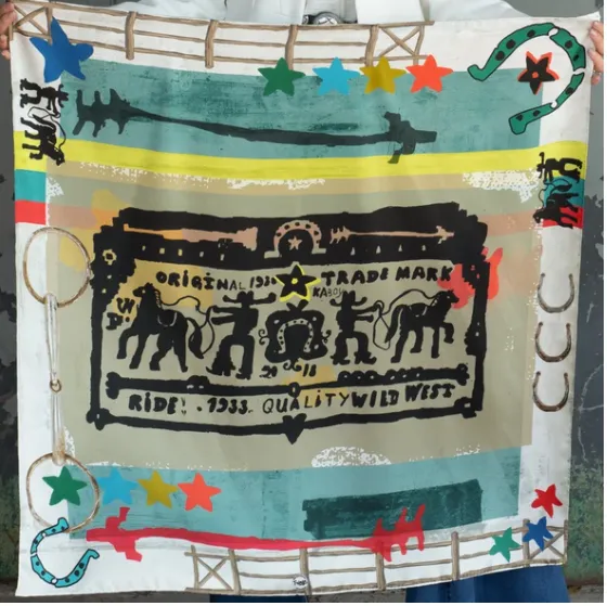 The Pop Kaboy - Wild Rag by Fringe Scarves