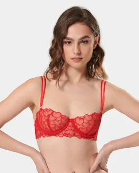 Valentina Bra Red