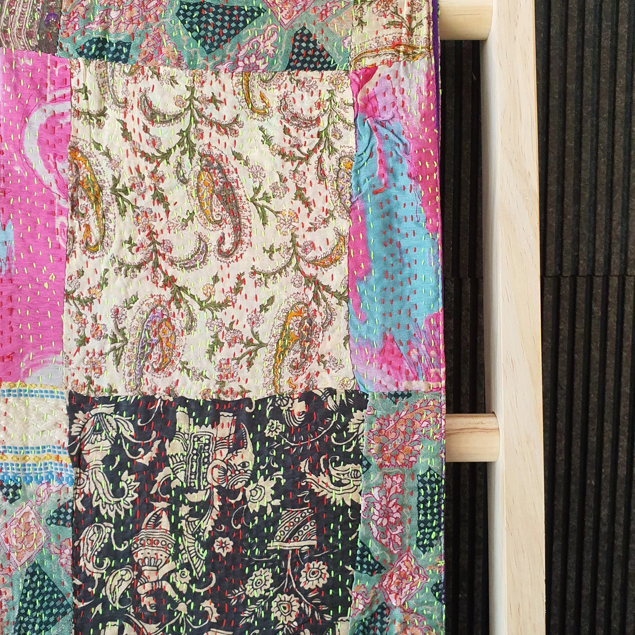 Vintage Kantha Table Runner