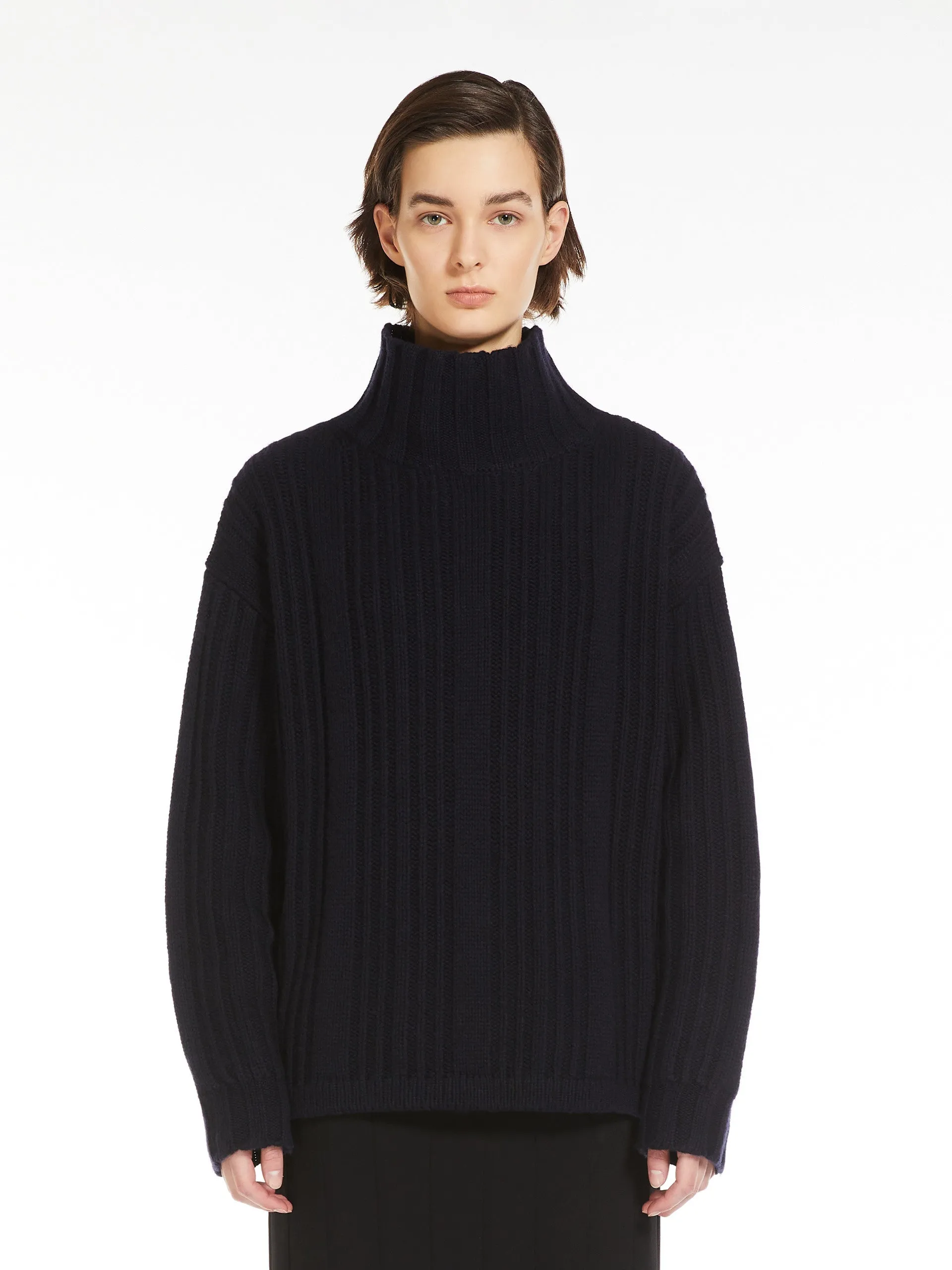 Vitalba Wool-Cashmere Turtleneck Sweater