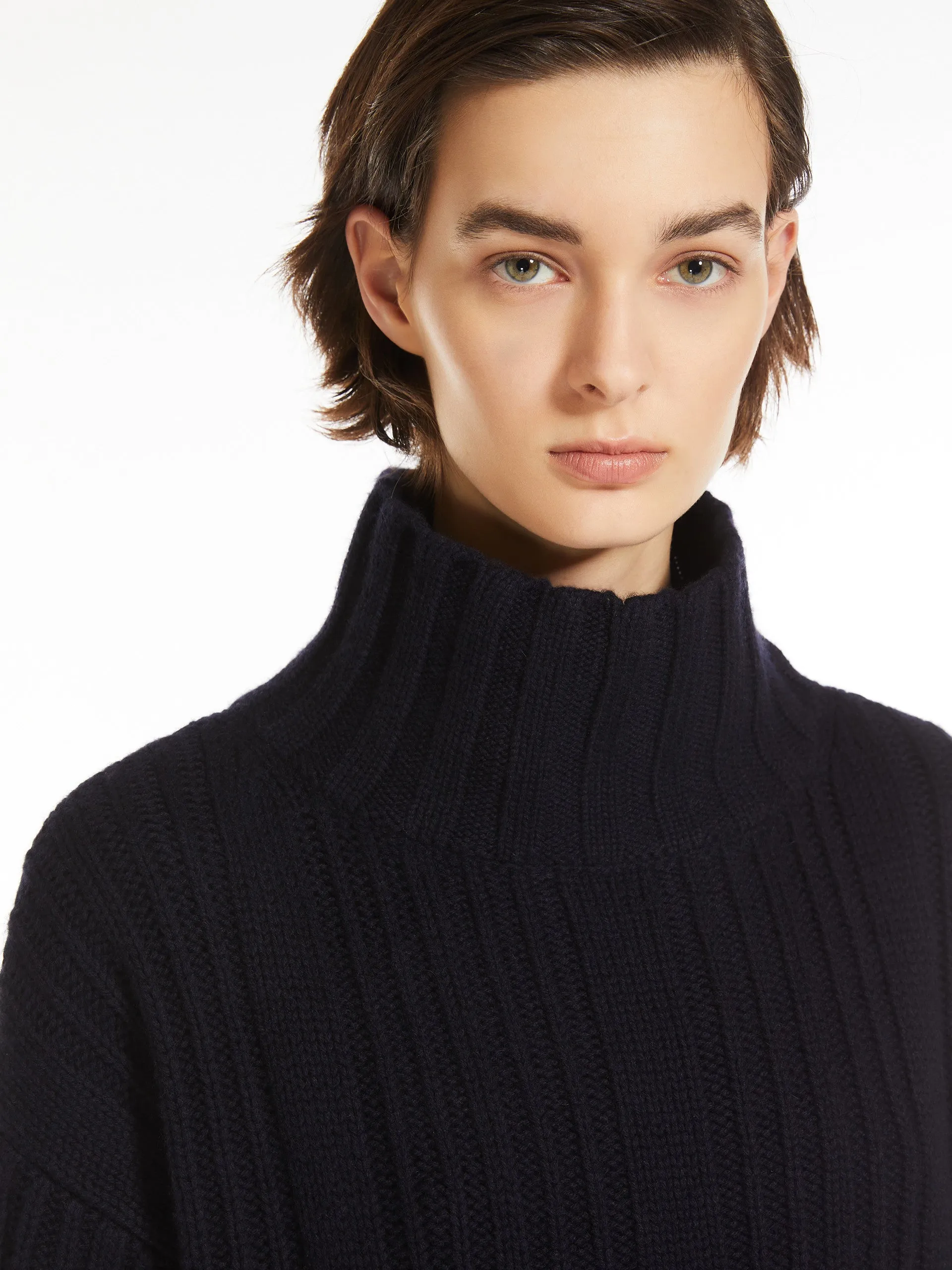 Vitalba Wool-Cashmere Turtleneck Sweater