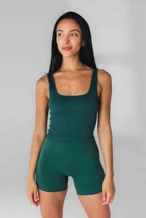 Vitality Synergy Square Tank - Evergreen