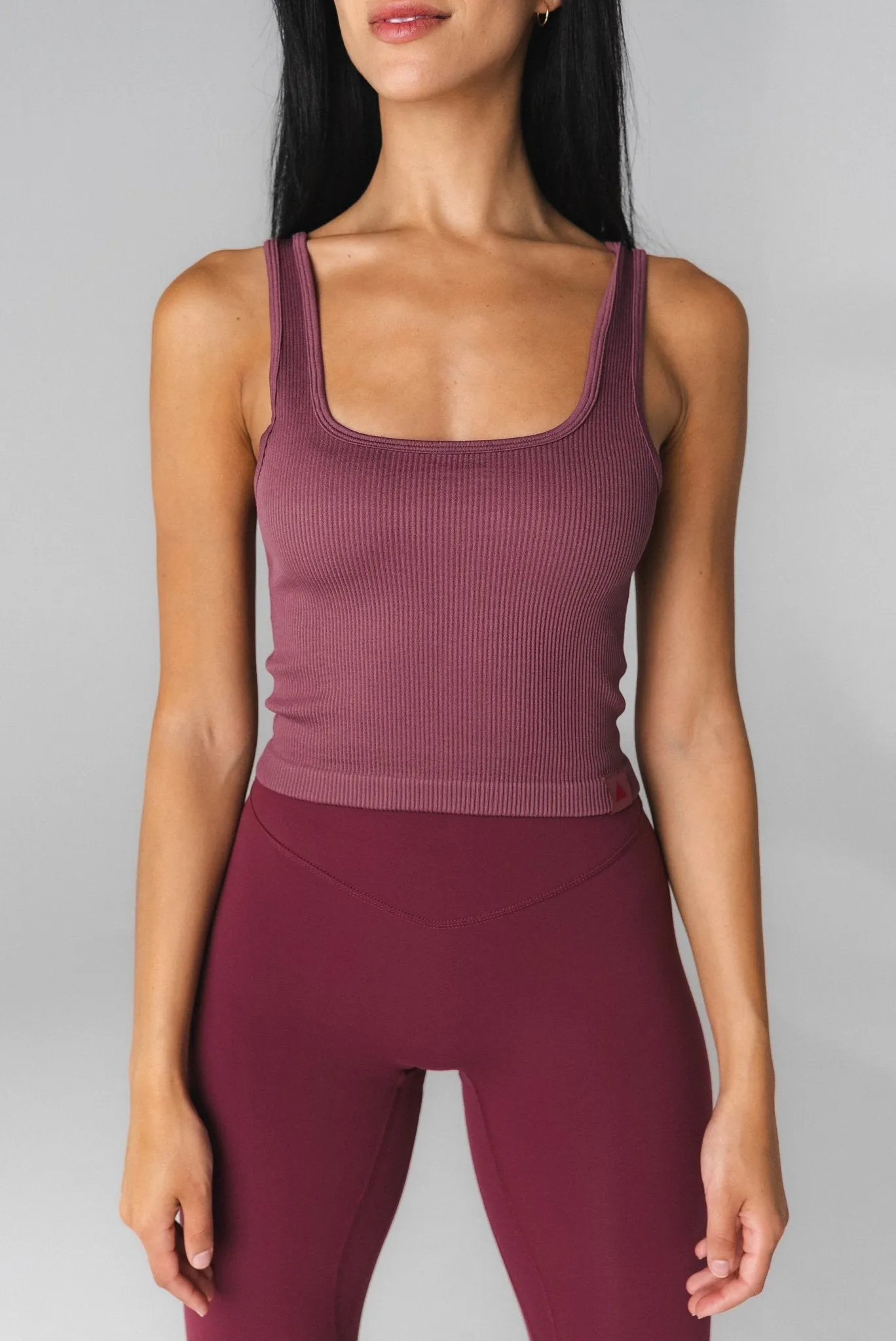 Vitality Synergy Square Tank - Mauve