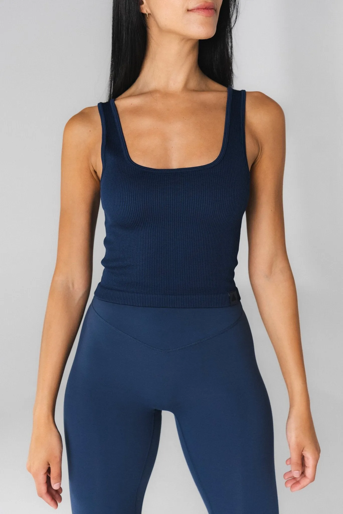 Vitality Synergy Square Tank - Navy