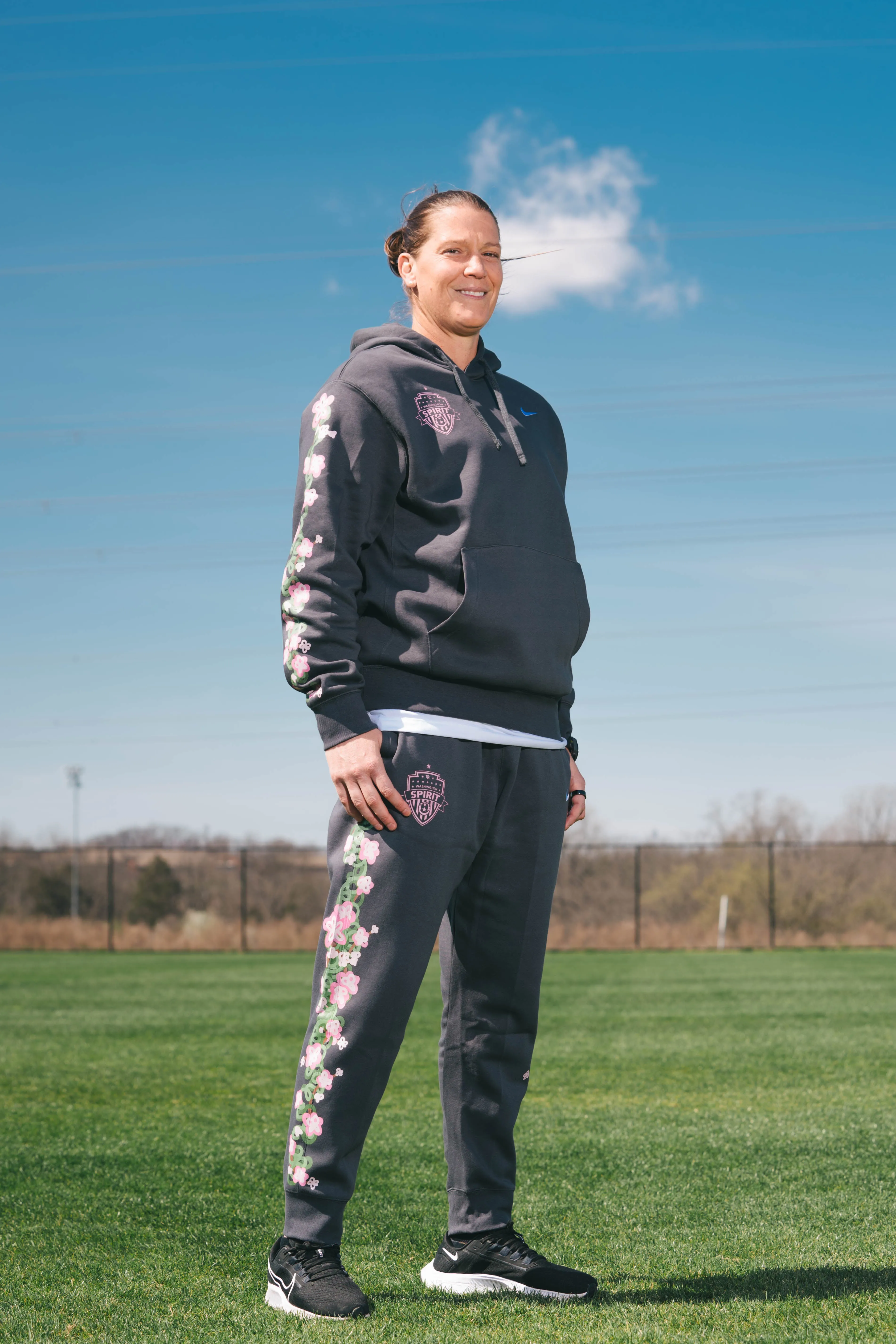 Washington Spirit 2024 Cherry Blossom Nike Hoodie - Anthracite