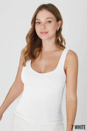 White Sweet Heart Tank