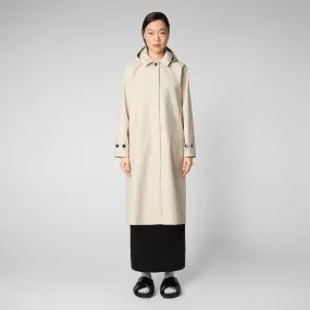 Woman's raincoat Asia in shore beige