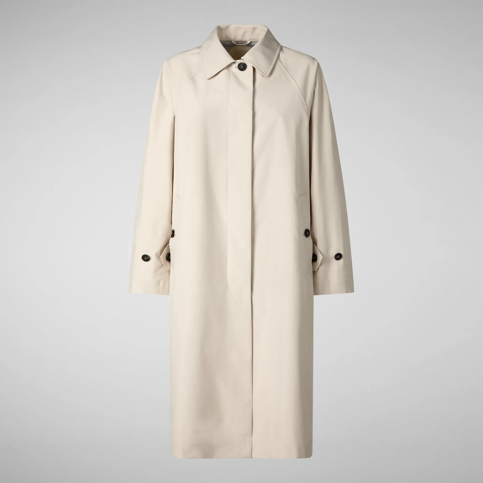 Woman's raincoat Zola in shore beige