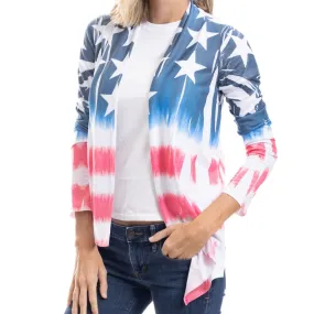 Women's Made in USA Stars and Stripes Cardigan